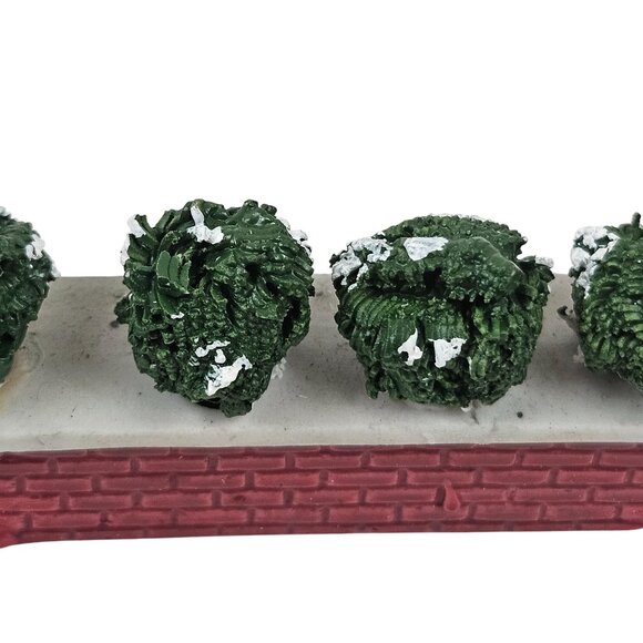 Lemax Dickensvale Porcelain Brick Wall Set of 6 1992 Christmas Village Decor - Picture 9 of 10